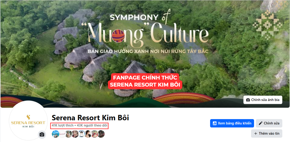 THÔNG BÁO CẢNH BÁO CÁC FANPAGE GIẢ MẠO THƯƠNG HIỆU SERENA RESORT KIM BÔI