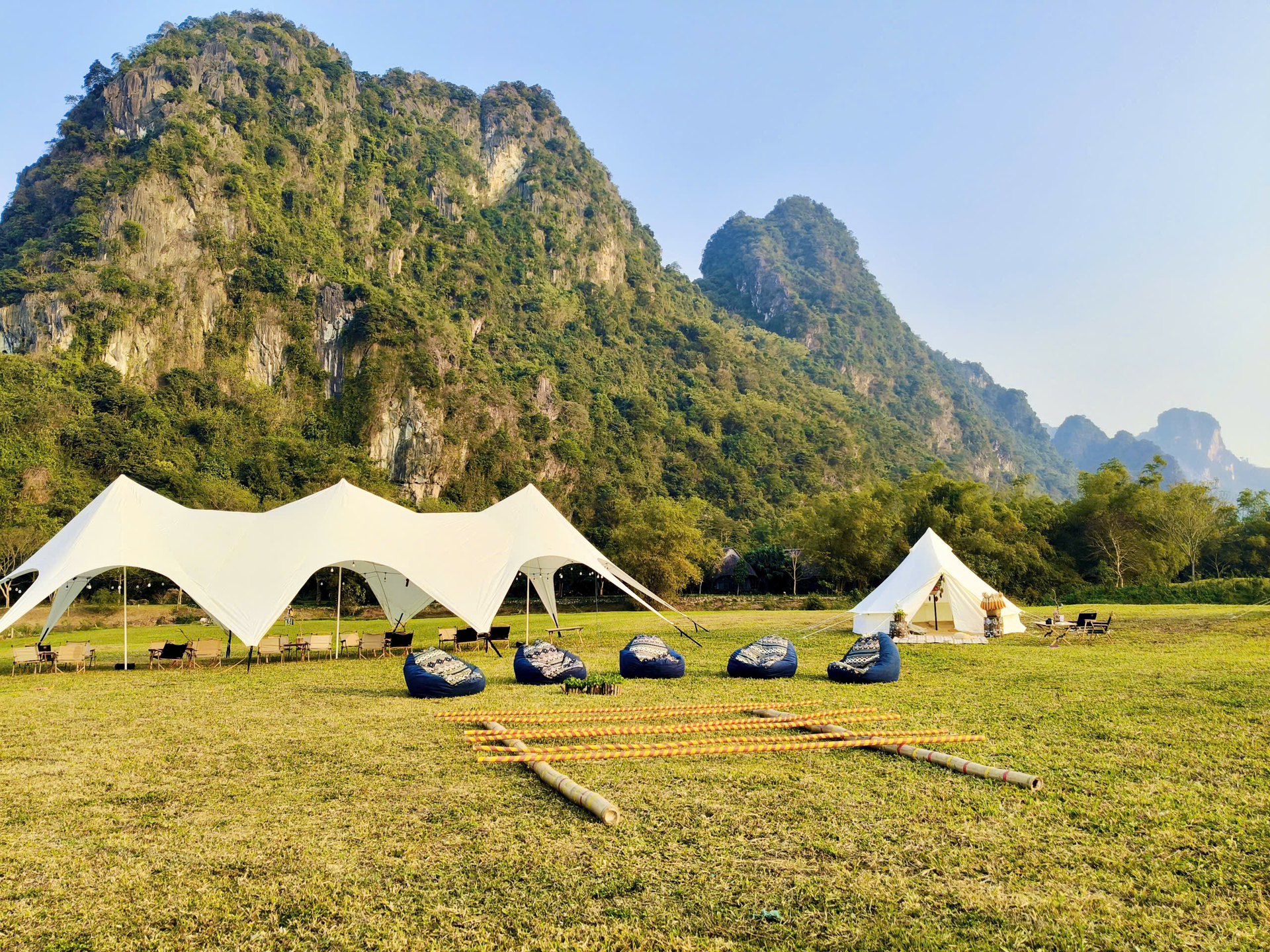 Cắm trại cực chill, cực vui giữa thung lũng tại Serena Resort Kim Boi