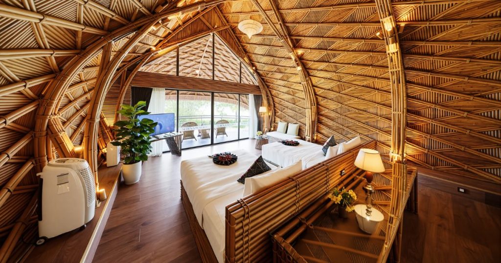 Serena Resort Kim Bôi sở hữu phòng lưu trú với thiết kế vô cùng độc đáo