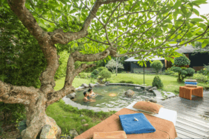 Tiện ích Onsen tắm khoáng nóng tại Serena Resort Kim Bôi 