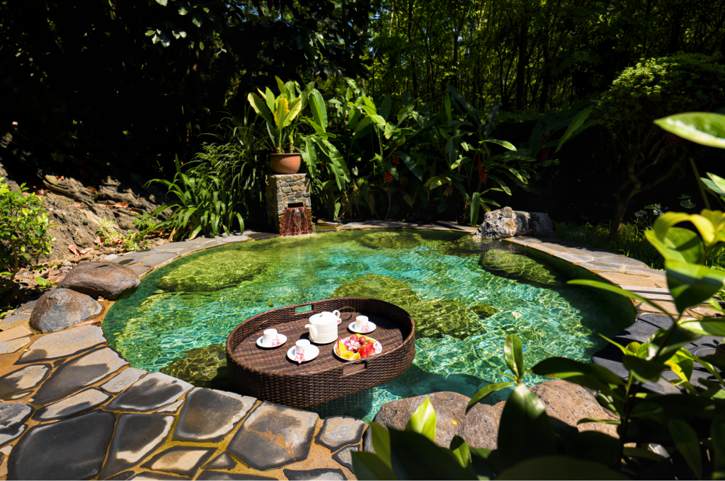 Không gian khoáng nóng tại Serena Resort Kim Bôi